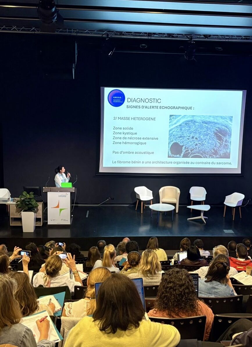 Intervention au congrès GREEG — diagnostic échographique